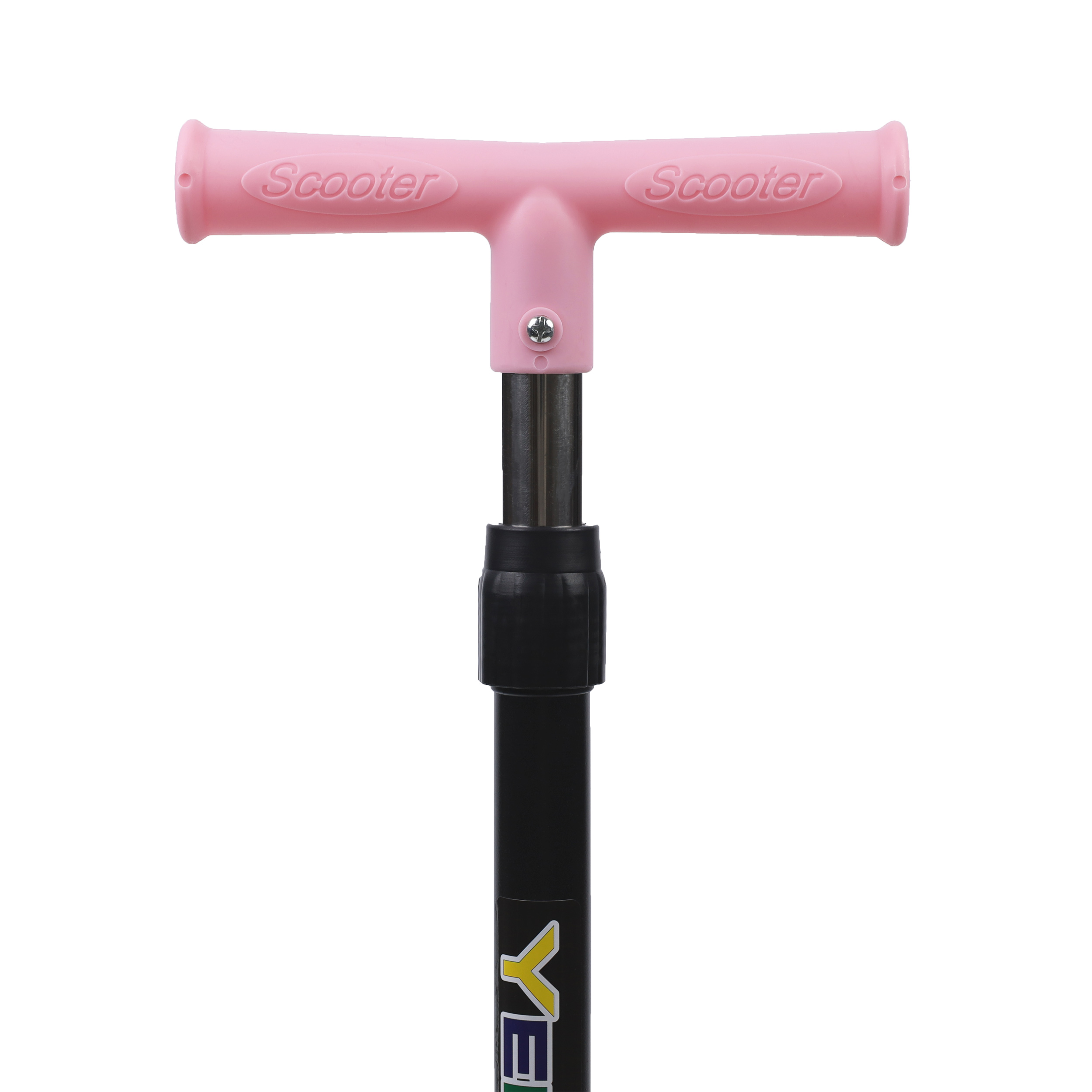 Самокат трехколесный облегчённый для детей от 3-х лет Yeenot GT105-1, нагрузка до 25кг, вес 1,2кг, светящиеся колёса 110мм, цвет розовый Белка БК/уп13