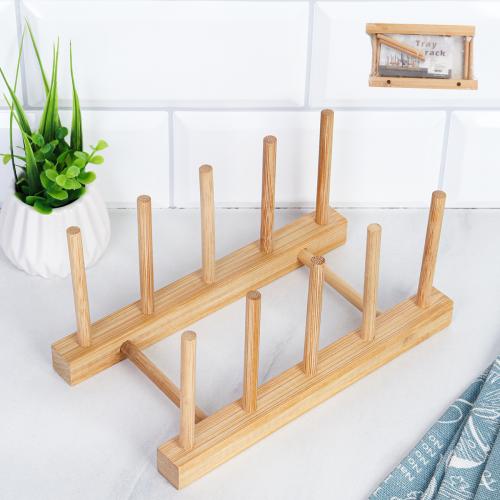 Подставка для тарелок кружек крышек / P10 /уп 170/ дерево