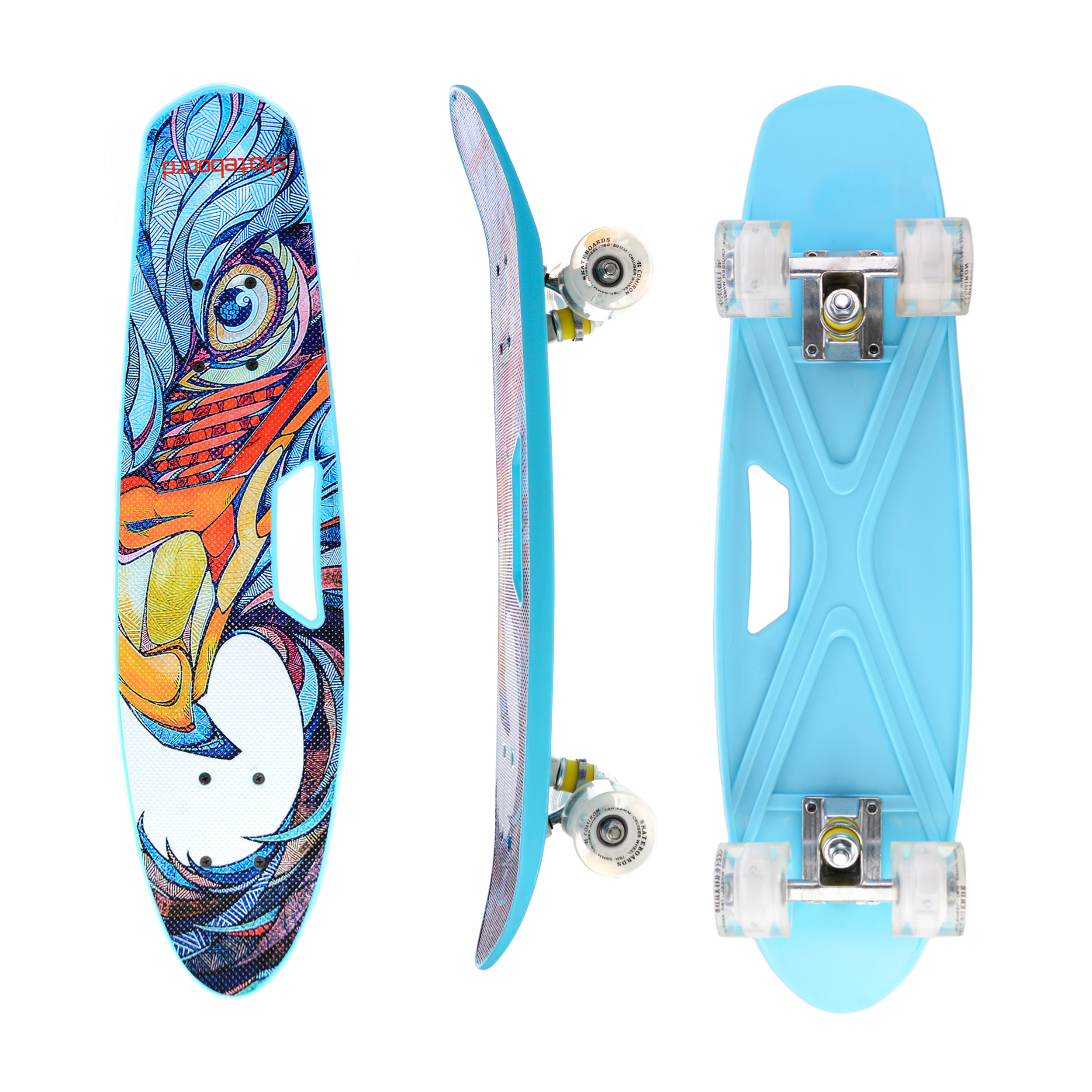 Пенни-борд Woohooo Еagle / полиуретановые колеса / уп 8