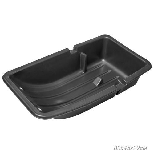 Сани волокуши для рыбаков с ограничителями для ящика и выемками для бура  С-2/1 COMBO 830 x 450 x 220