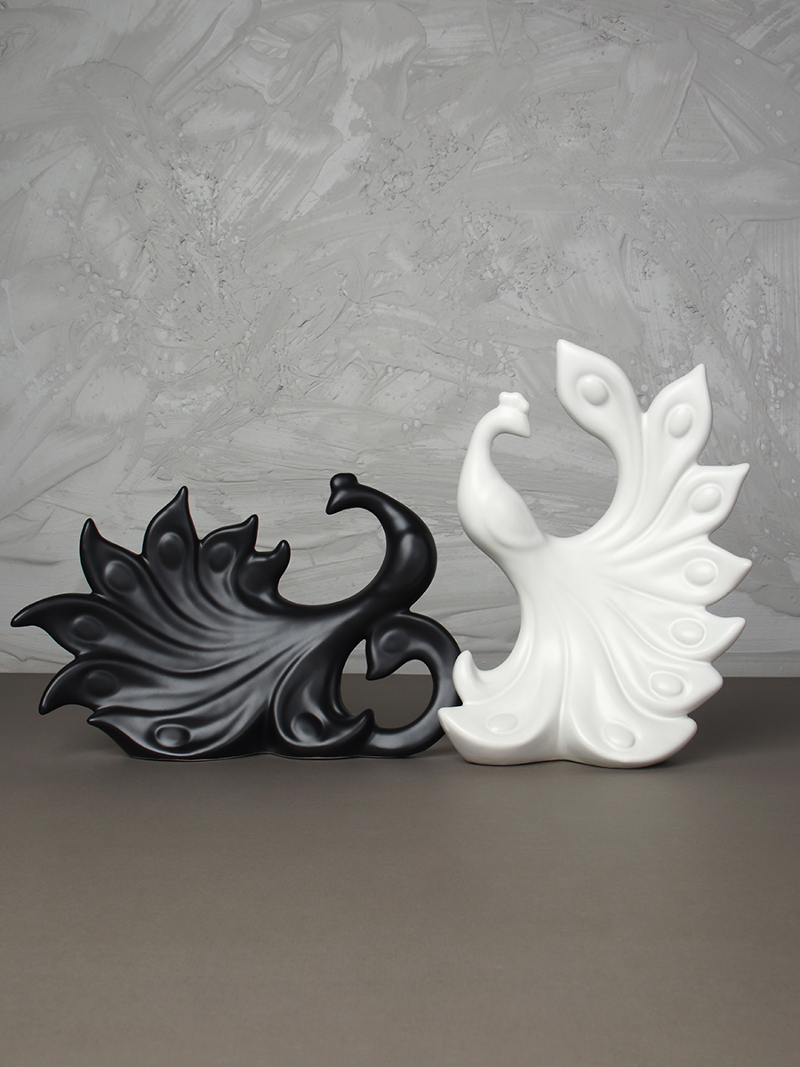 Статуэтка Павлин набор 2 штуки / JIN-31 /уп 18/