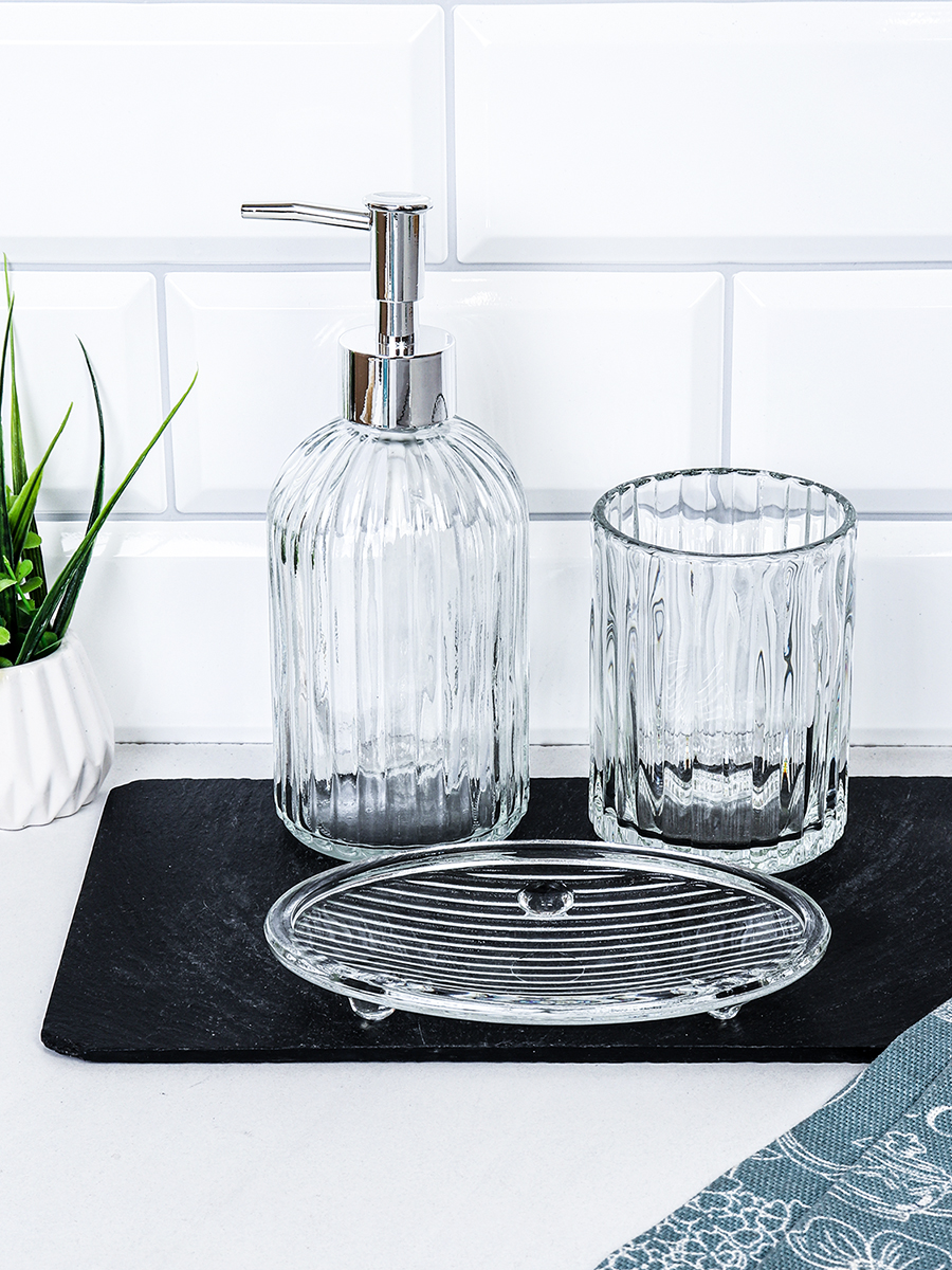 Набор для ванной 3 предмета Вертикаль / NVK-P2 /уп 16/