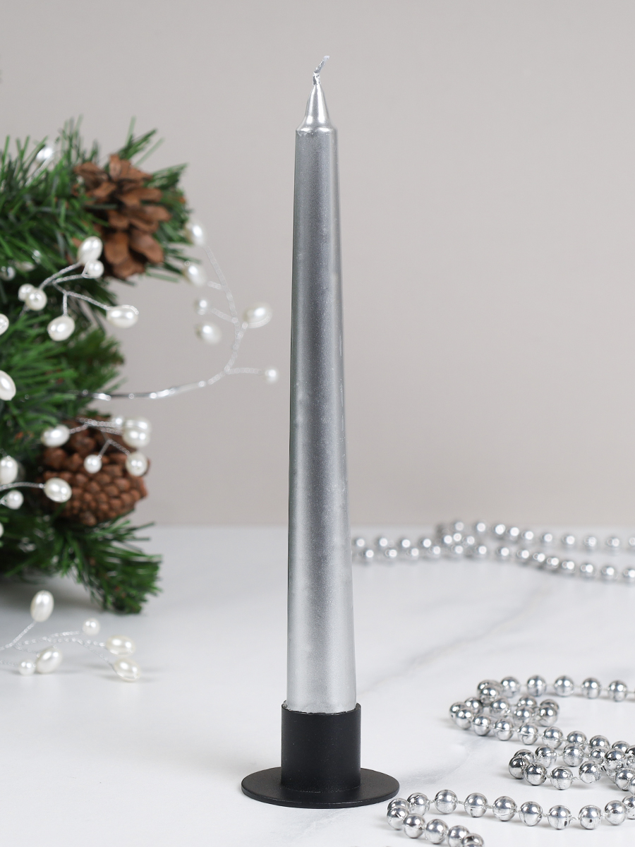 Подсвечник 3 см металл черный / HA-09 /уп 50/ 719149 ШТУЧНО     