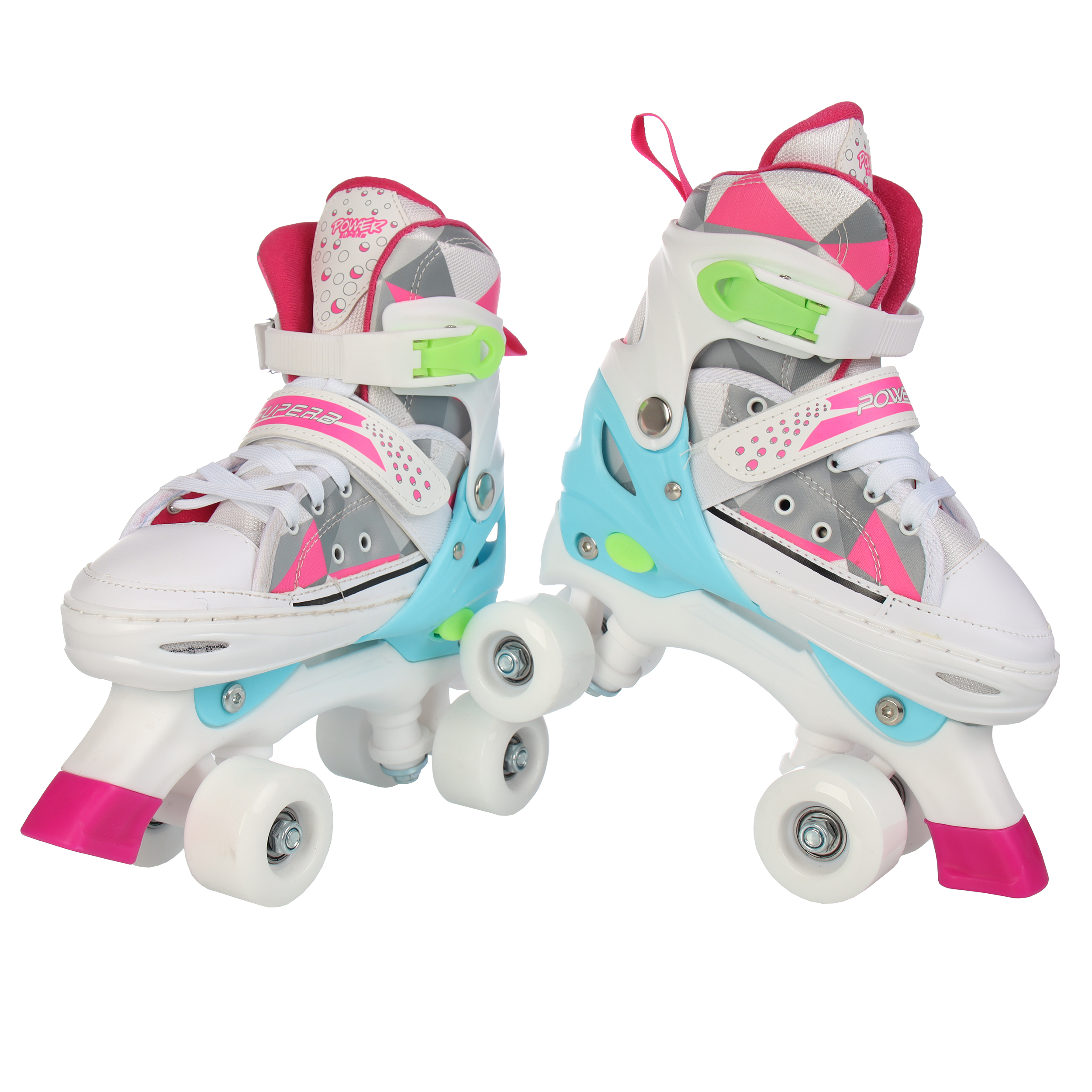 Роликовые коньки Квадры SPORT / Q926М /уп 6/ (35-38) розо-белый