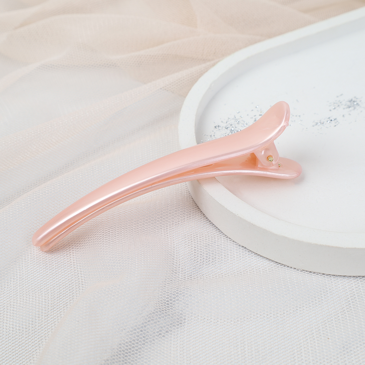 Зажим для волос перламутор / N3012-10 /уп 1/723810