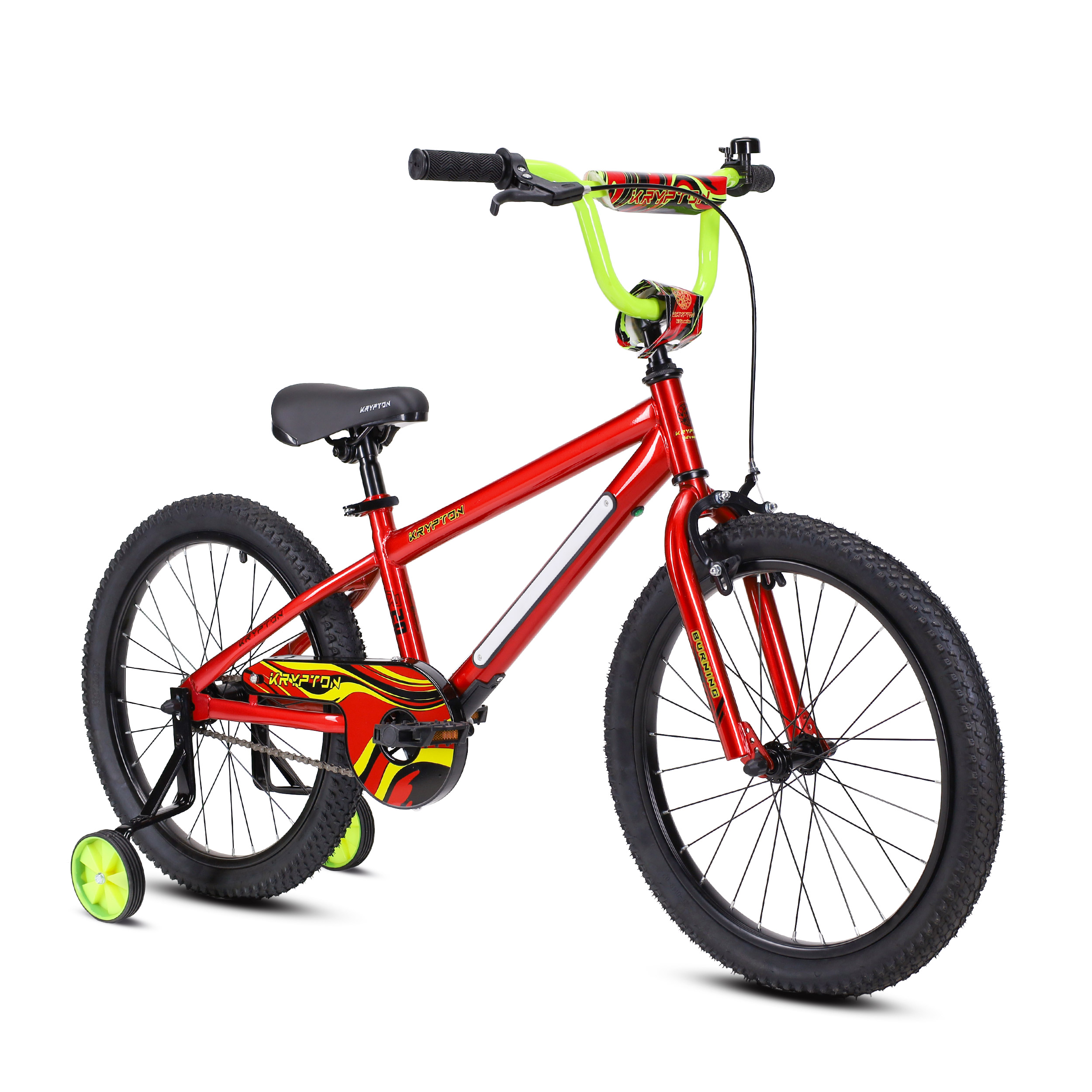 Велосипед 20" Krypton BURNING KB01-20RY цвет красный/ желтый