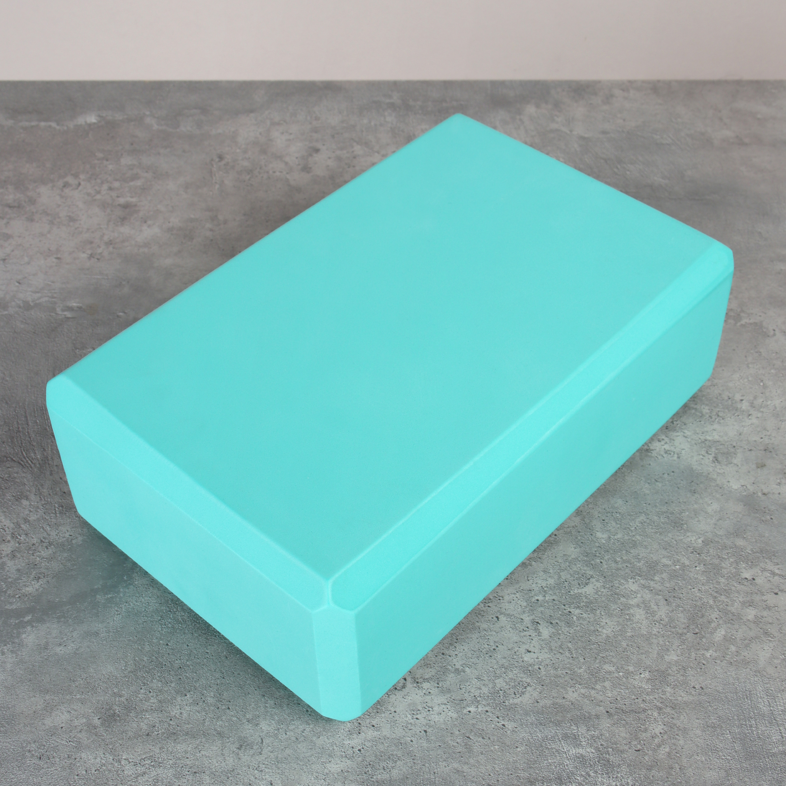 Блок для йоги и фитнеса спортивный 23*15*7.6 см / YJZ589/8 /уп 100/мятный / АКЦИЯ