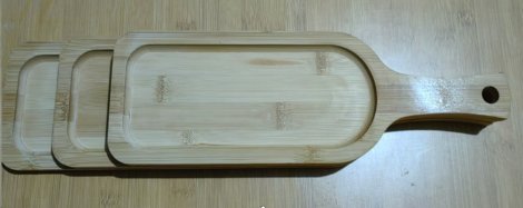 Доска для сервировки 11х34х1,5 см / DY-601 /уп 100/ бамбук