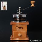 Кофемолка с ручкой на деревянной подставке / FS-65 /уп 36/