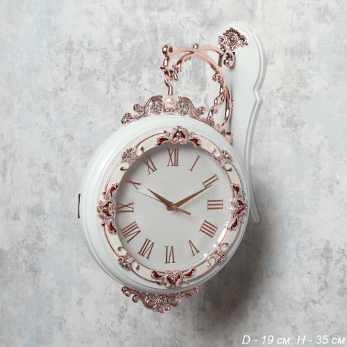 Часы настенные двухсторонние Вокзальные 19х35 см / 10978 /уп 6/