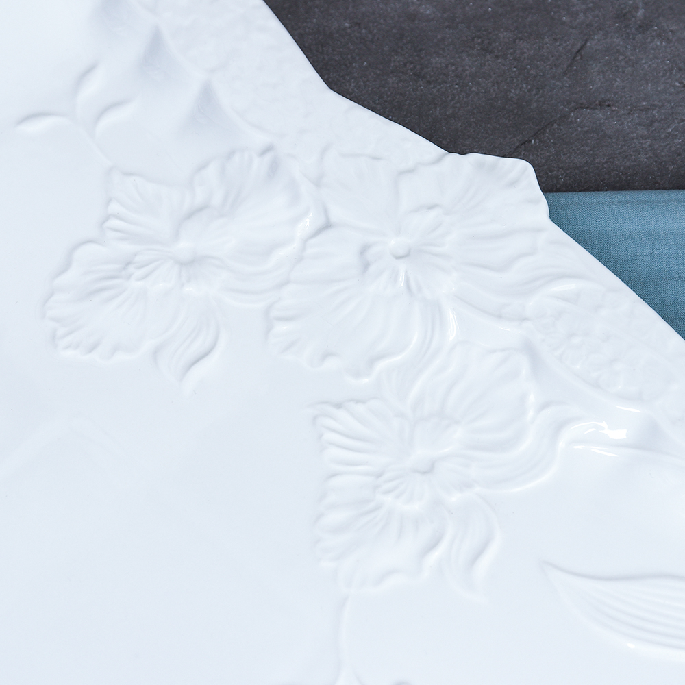 Блюдо фигурное 31,5х35,5 см / 704304 /уп 19/