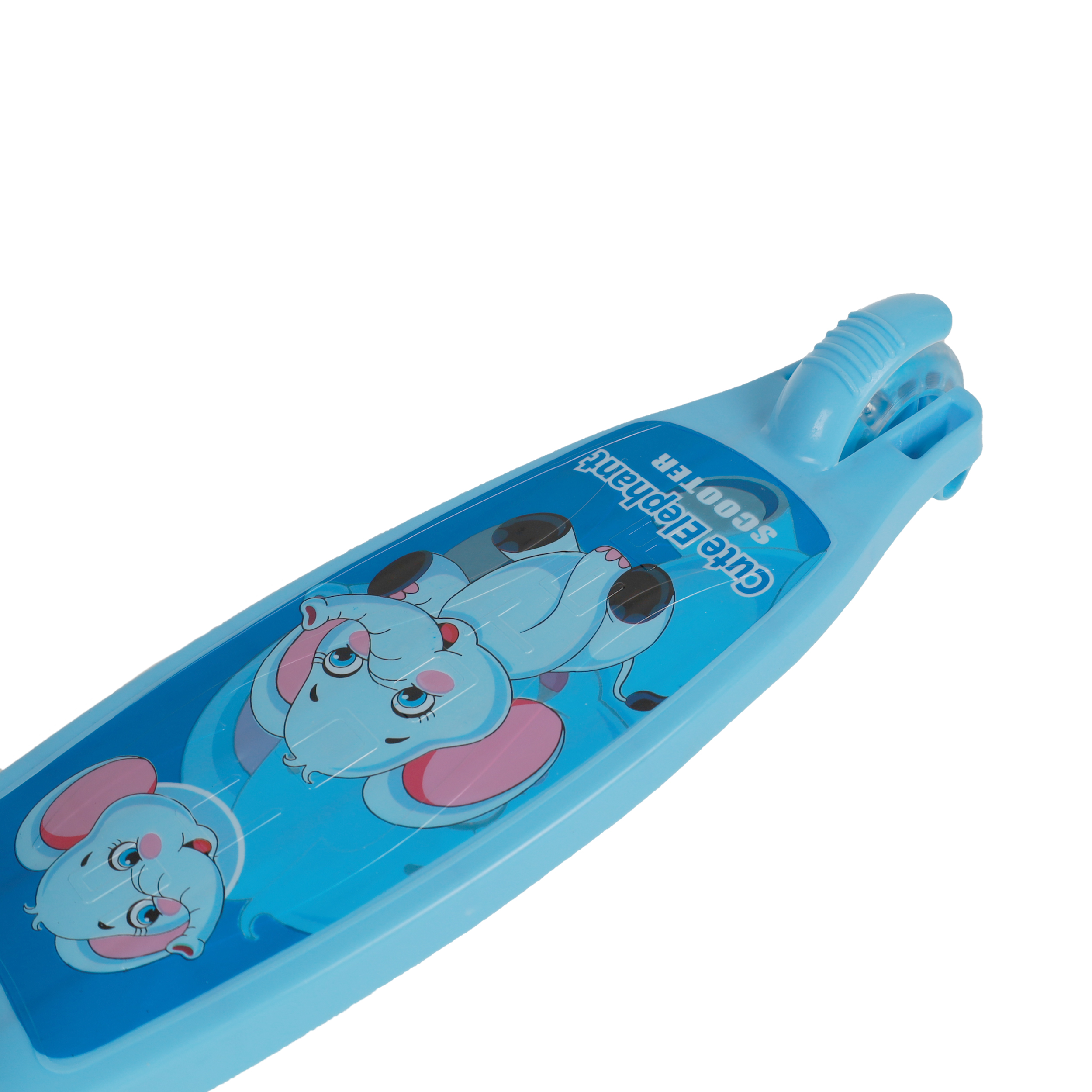 Самокат 3-х колесный SCOOTER Слоник / 603 /уп 12/ синий