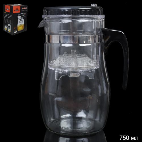 Френч-пресс 750 мл с кнопкой / 750GPS /уп 60/