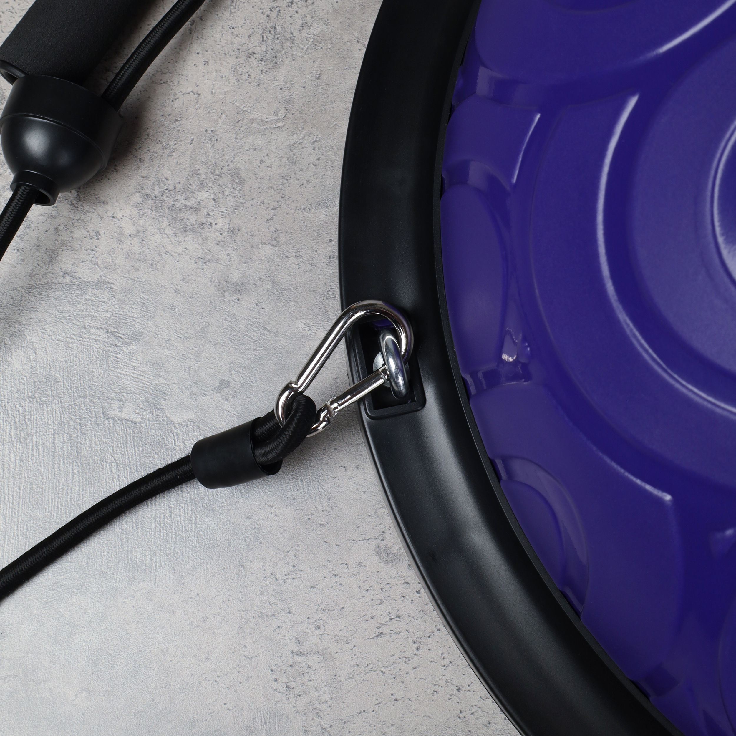 Полусфера балансировочная BOSU 46см Woohooo Curls эспандер, насос/ фиолетовый/ B46Cu-V/ уп 5