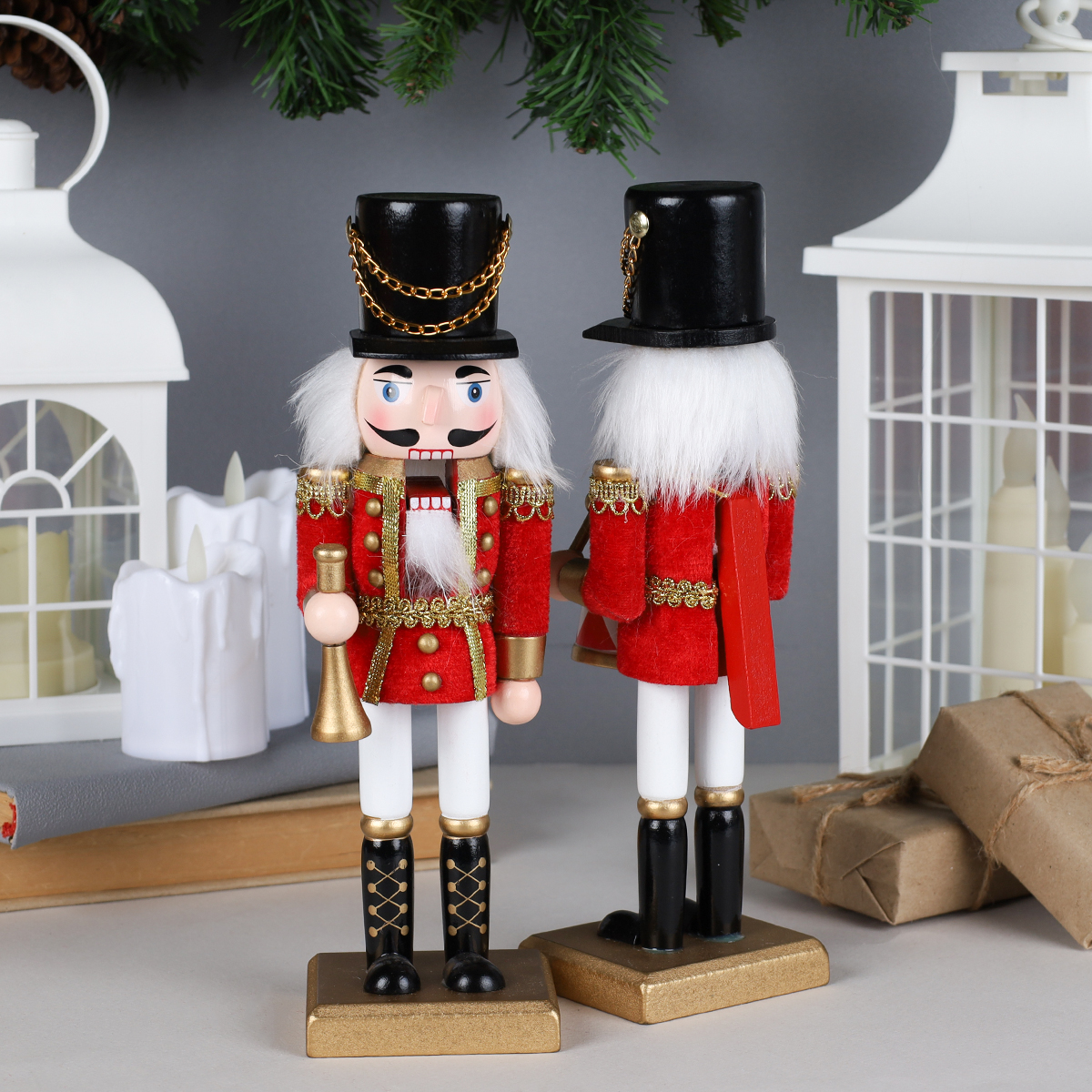 Новогоднее украшение Щелкунчик 25 см / TU-473 /уп 48/без выбора формы