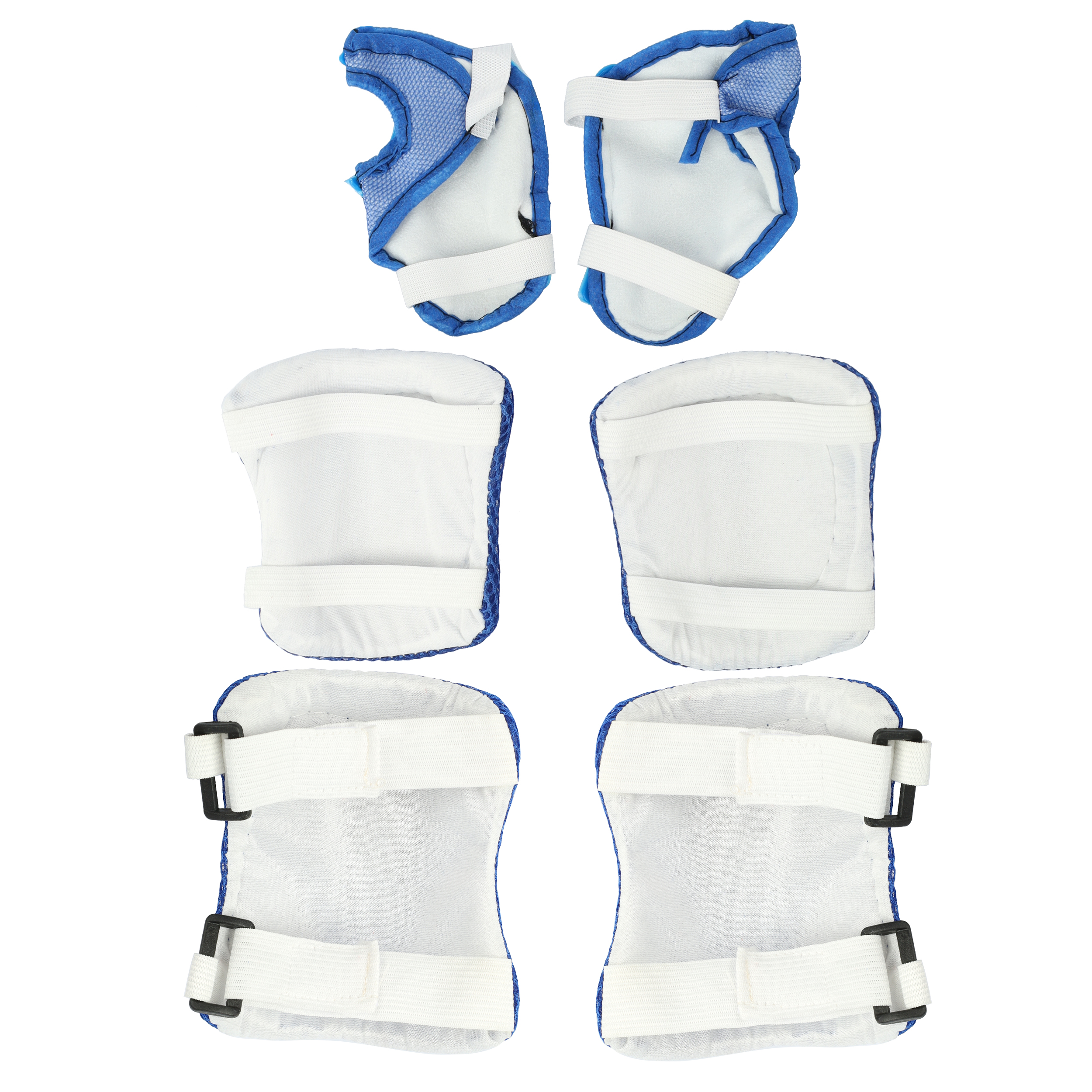 Защита для катания на роликах и велосипеде 6 предметов. 4-15лет / Cui-0021BL /уп 100/ синий