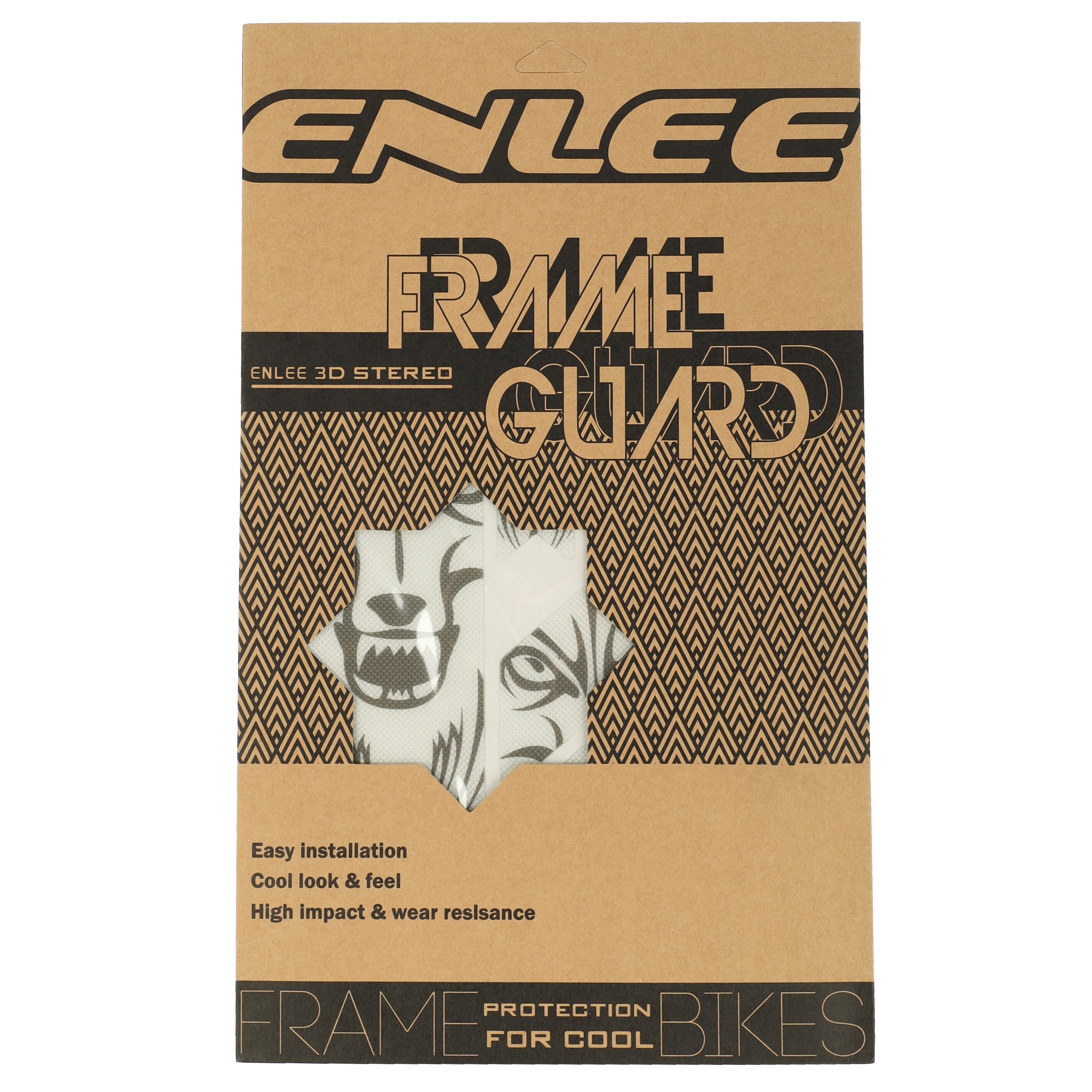 Защита рамы. Стикеры 3D PVC. ENLEE. Комплект 12 стикеров. 200 микрон. 3D Pack 2