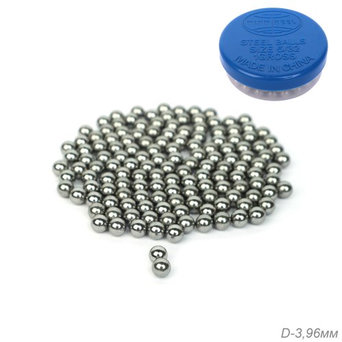 Шарики подшипника 3.96MM. 144 шарика в упаковке. /уп 50/400/