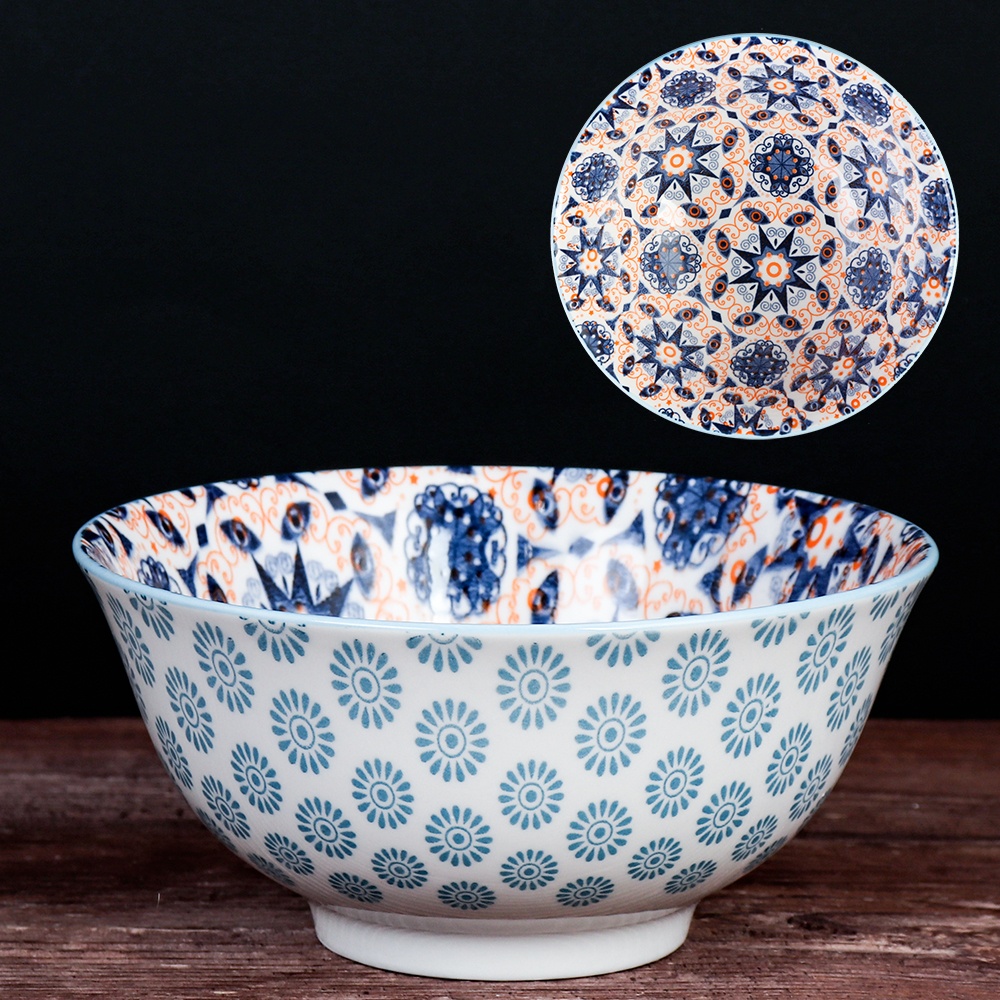 Салатник глубокий 750 мл / ZY004 / уп 72/*15,5х7,5 см