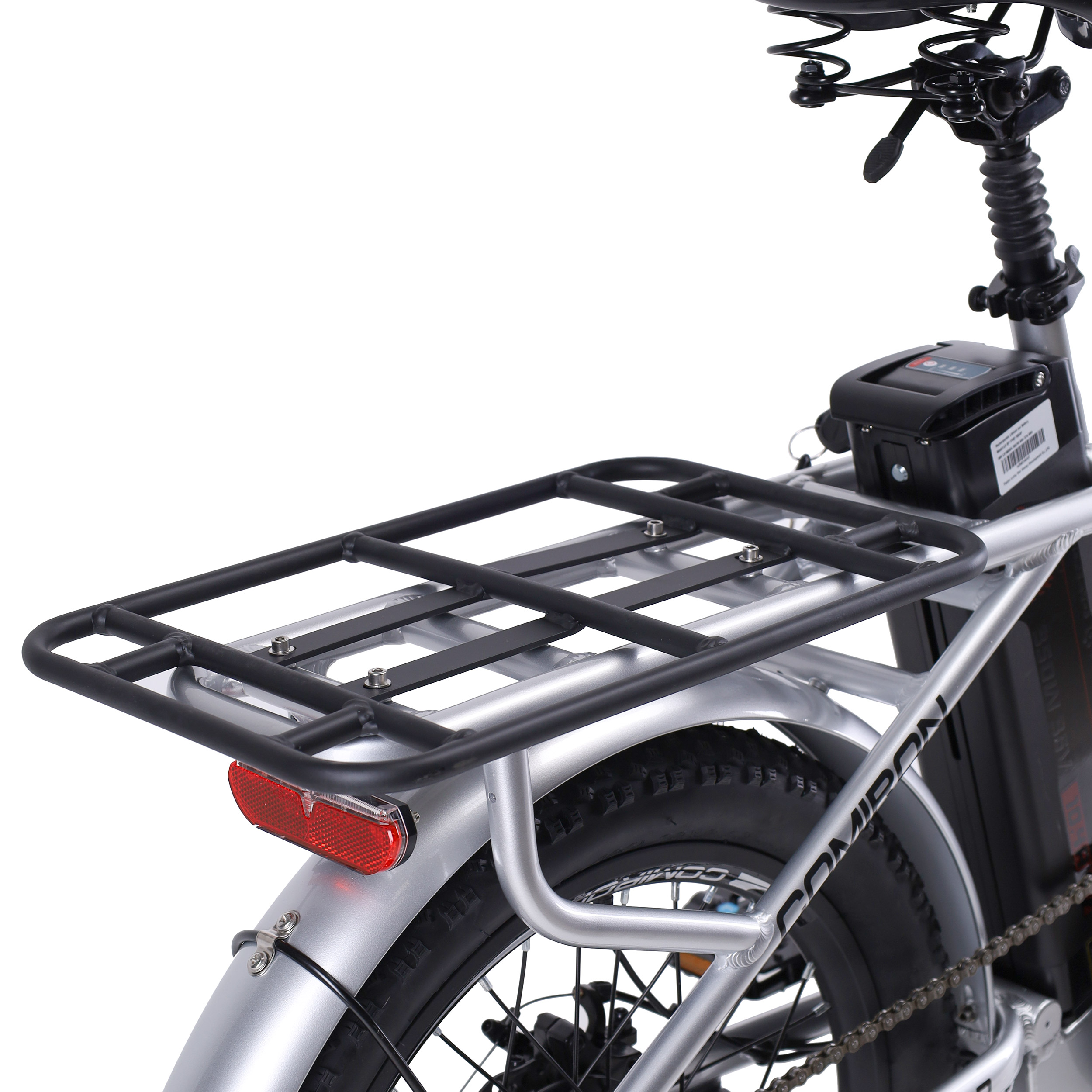 Электровелосипед 20" COMIRON CRAFTER грузовой 7SP SHIMANO 350W 36V/10.4AH серебристый