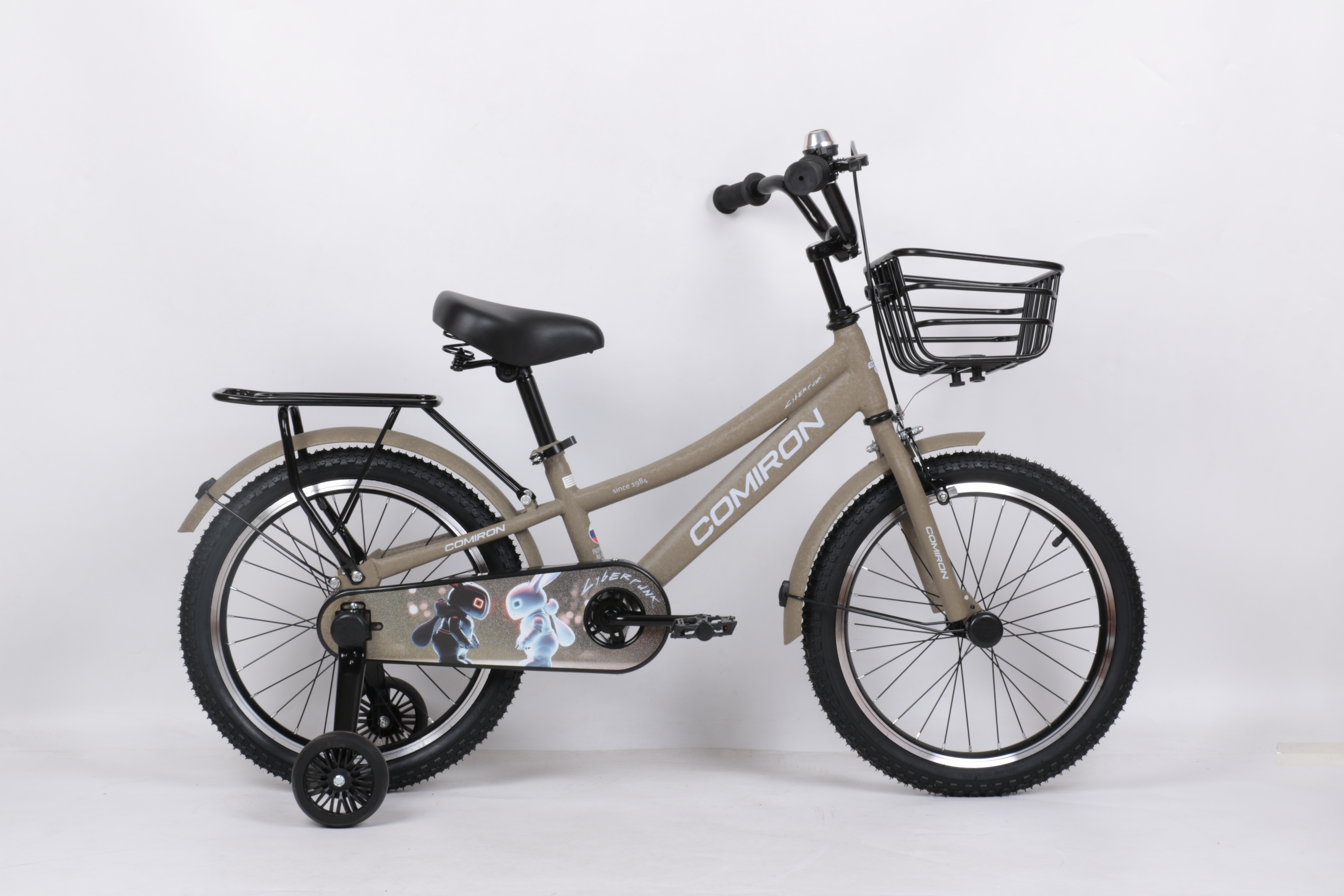 Велосипед 18" COMIRON Cyberpunk A02-18B бежевый