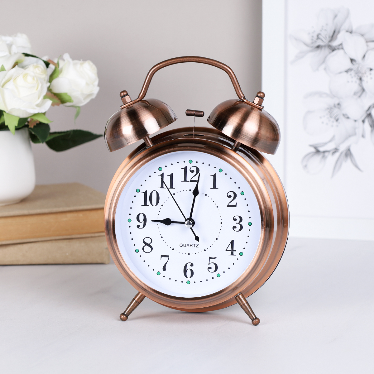 Будильник 13,5х6,5х20 см / 672 /уп 40/ 