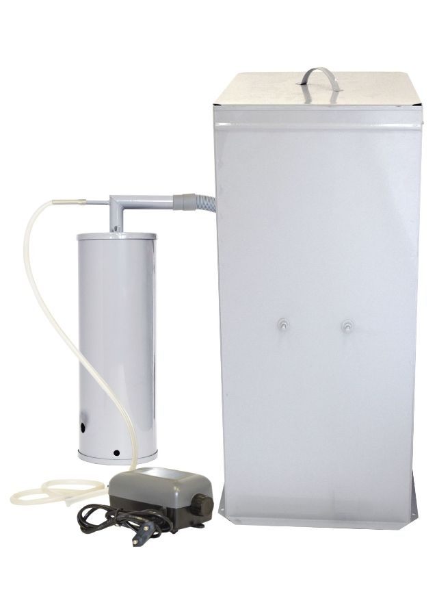 Коптильня холодного копчения Дым Дымыч / 01Б /уп 1/ дымогенератор, емкость для копчения большая 50 л