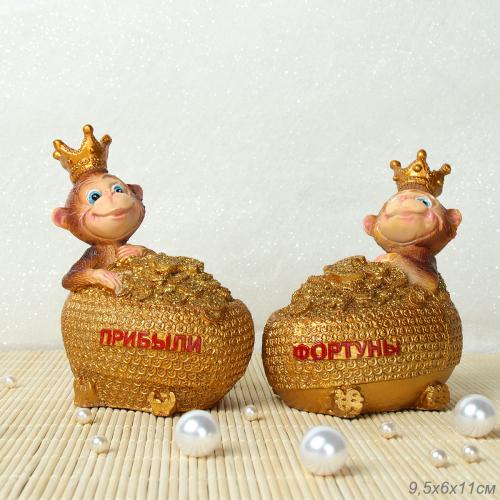 Копилка Богатства 9,5х6х11 см / YM16-27 /уп1/120/Акция