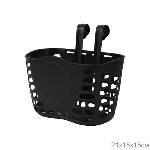 Корзина для детского велосипеда пластиковая чёрная. / 1DVMI-5 / уп  100 /