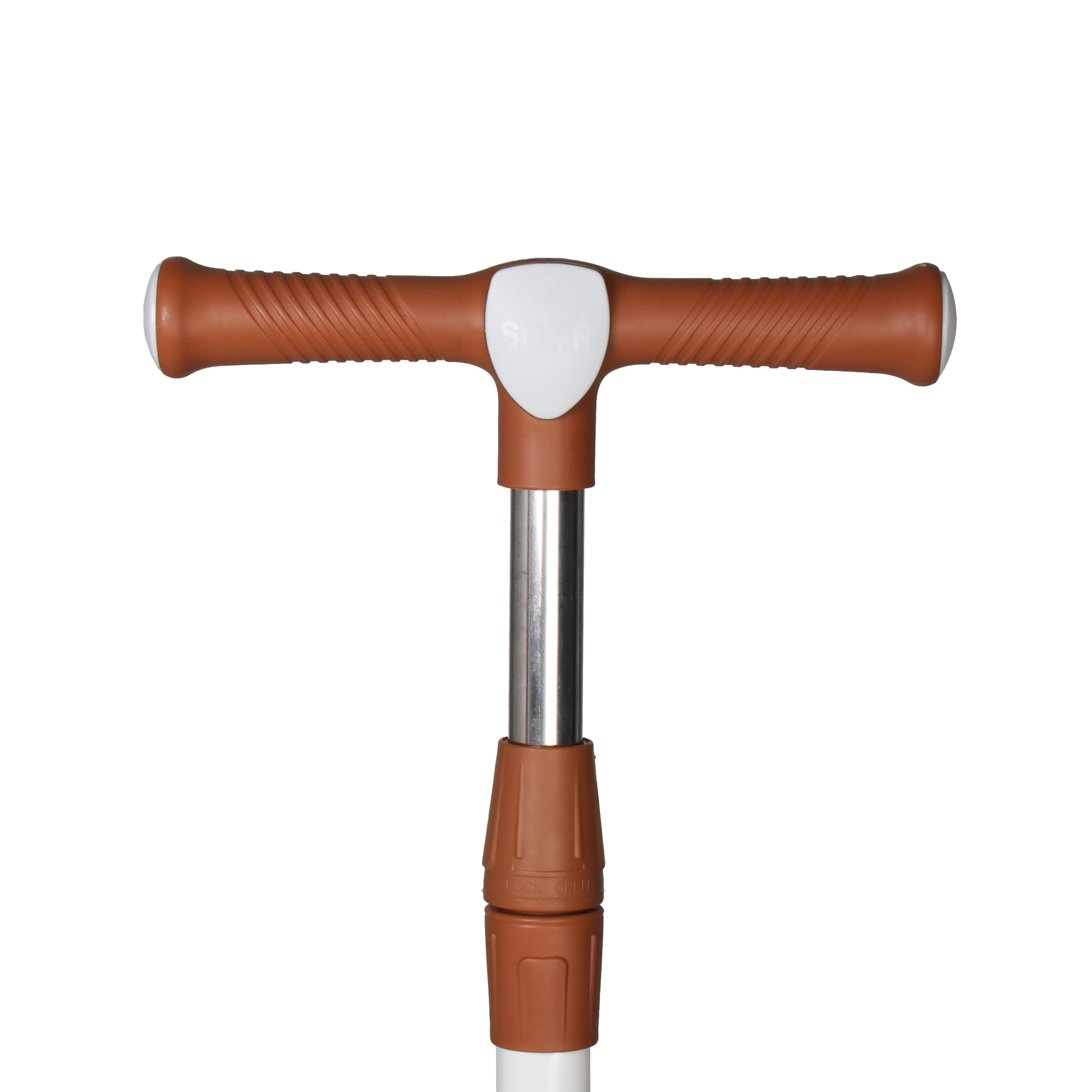 Самокат 3-х колесный COMIRON Yeenot Зайчик / JLBB-808 seat /уп 8/ коричневый