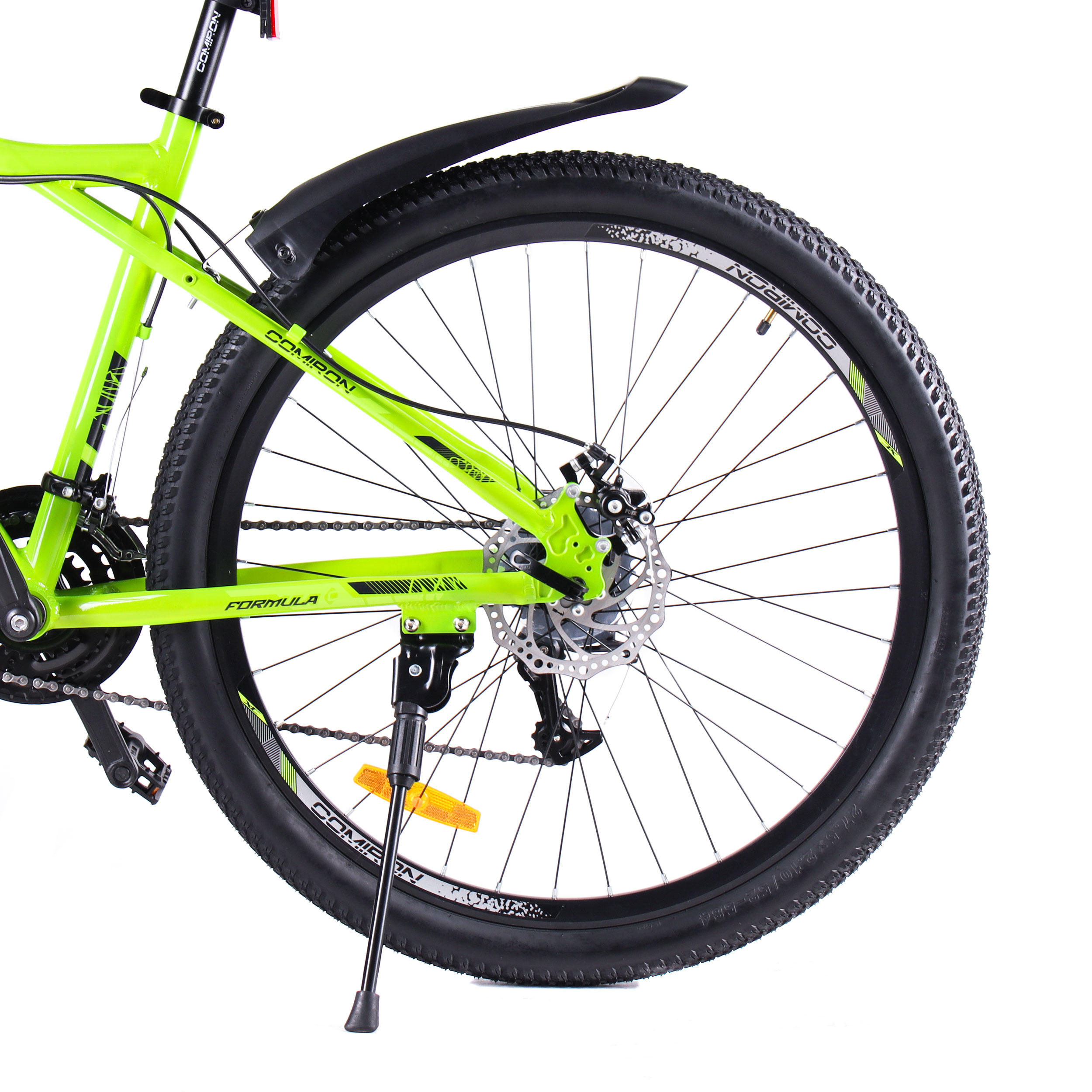 Велосипед 27,5" рама 17" 21sp CF750 G COMIRON FORMULA зелёный яркий лайм светлый неон