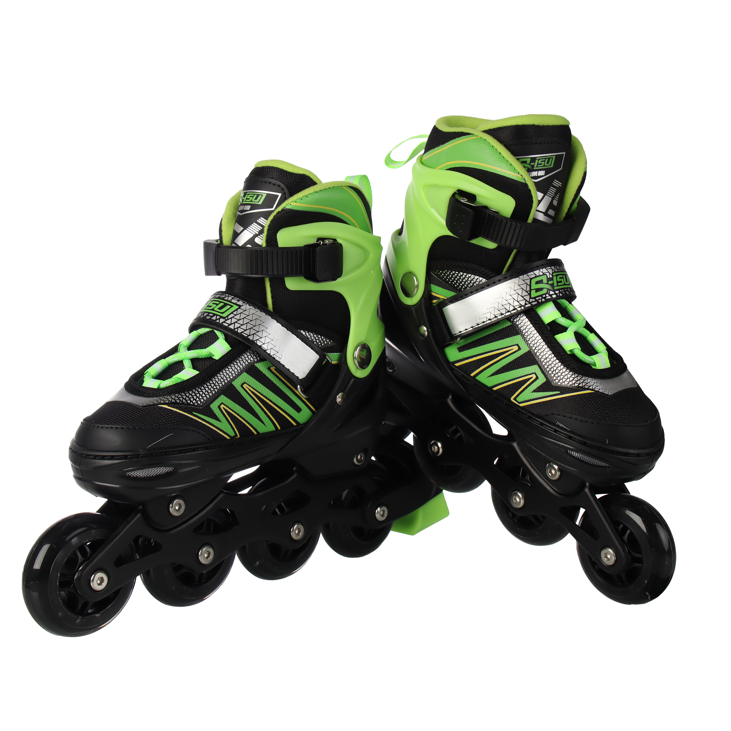 Роликовые коньки POWER / М /уп 6/ (35-38) зеленый