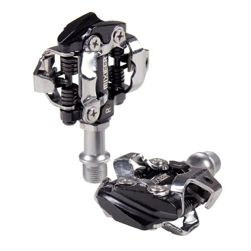 Педаль для MTB эксперт MIXIEER GENGIS KHAN MX-P520, CNC алюминий, CR-MO ось 3 пром.подшипника, 9/16, 1 пара в индивид. коробке. /уп 50/