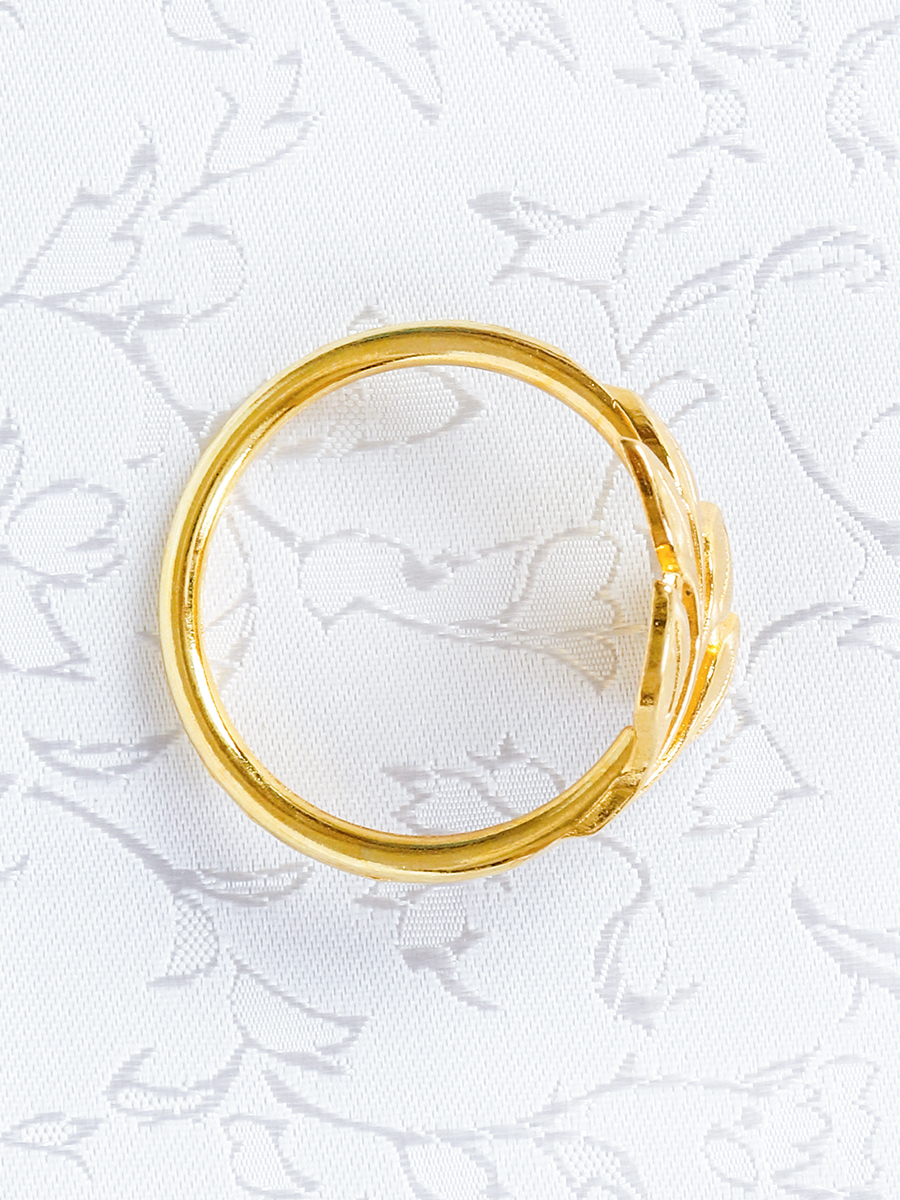 Кольца для салфеток 6 штук Веточка Золото / JG05 /уп 200/ 8 марта/ подарок для женщины