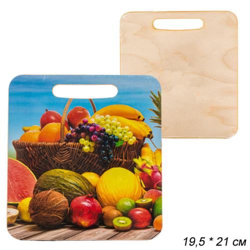 Доска малая Фрукты / Л-7 /уп 50/ 