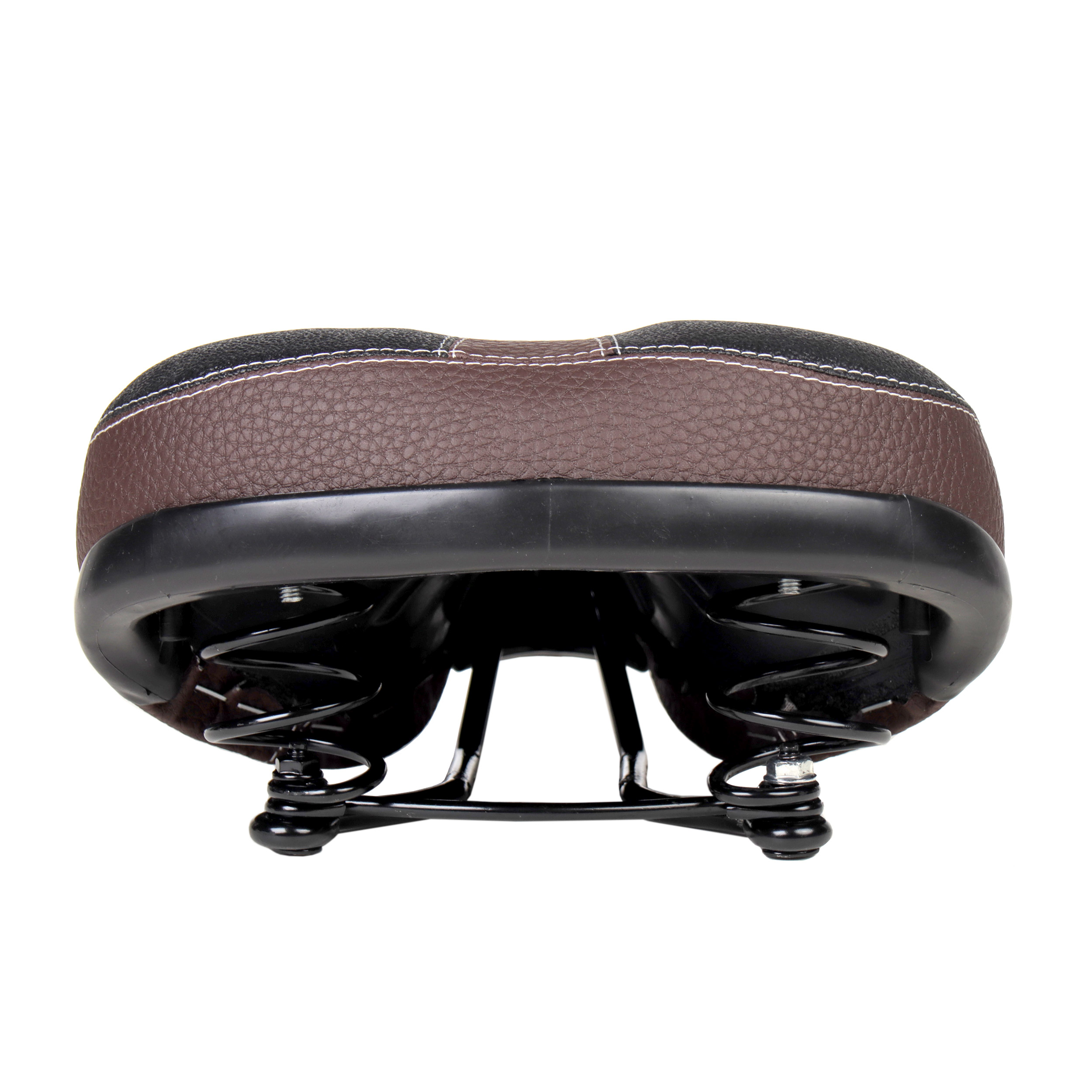 Седло для велосипеда комфортное Krypton HAY-AZ-016B, тёмно-коричневое /уп 25/