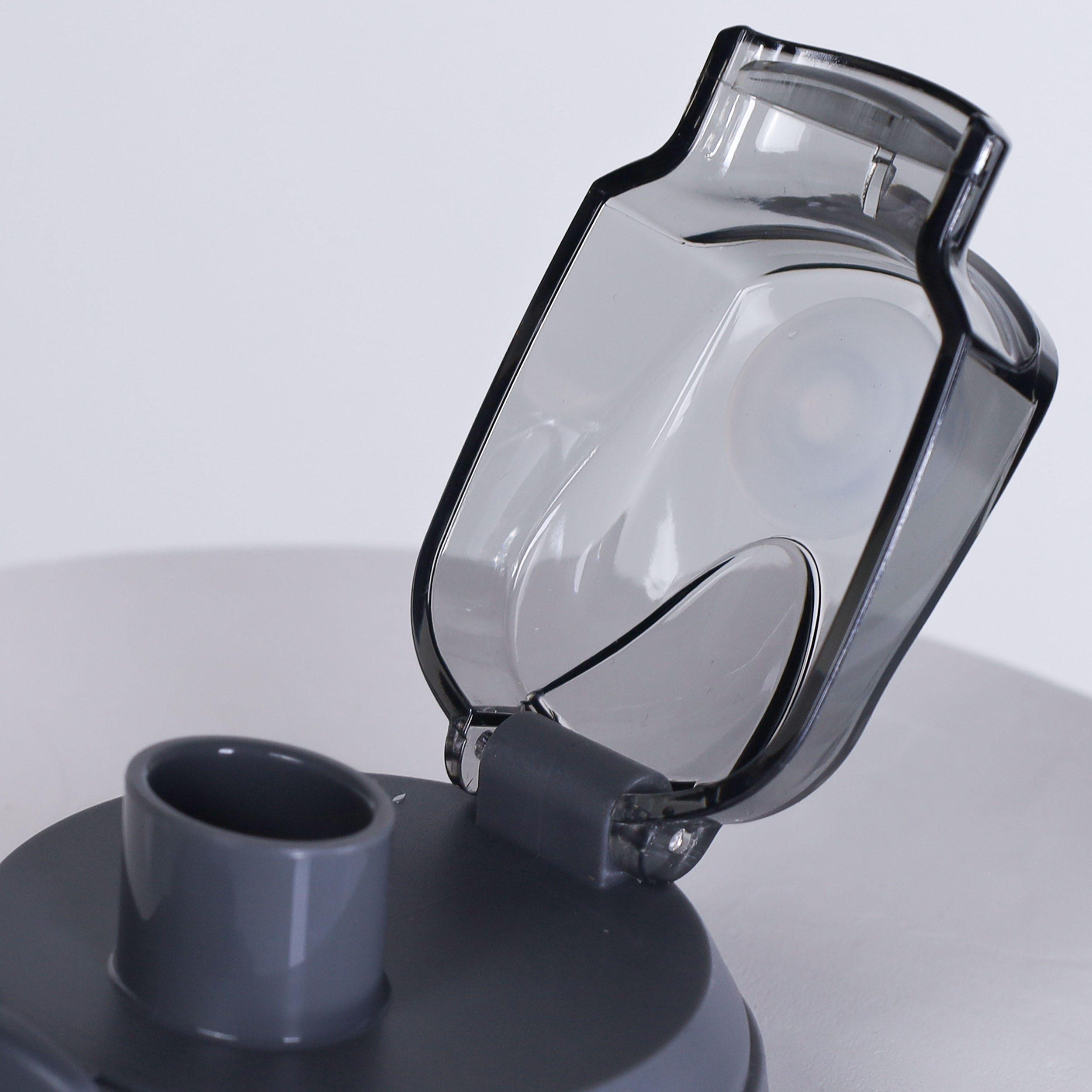 Бутылка для воды Woohooo H2O 850 ml / Пищевой PP / Серый / уп 60 / АКЦИЯ