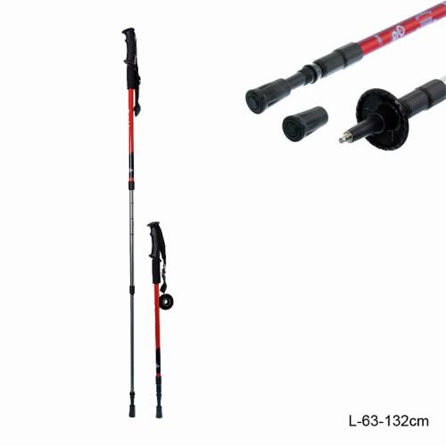 Палки для скандинавской ходьбы / C-101 /уп 5/30/красные