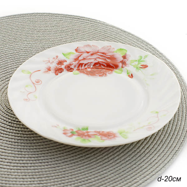 Тарелка 200 мм HP80-6 (6643-1) /уп 6/48/К 