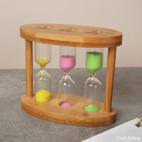 Часы песочные 1,3,5 минут / H-135 /уп 90/