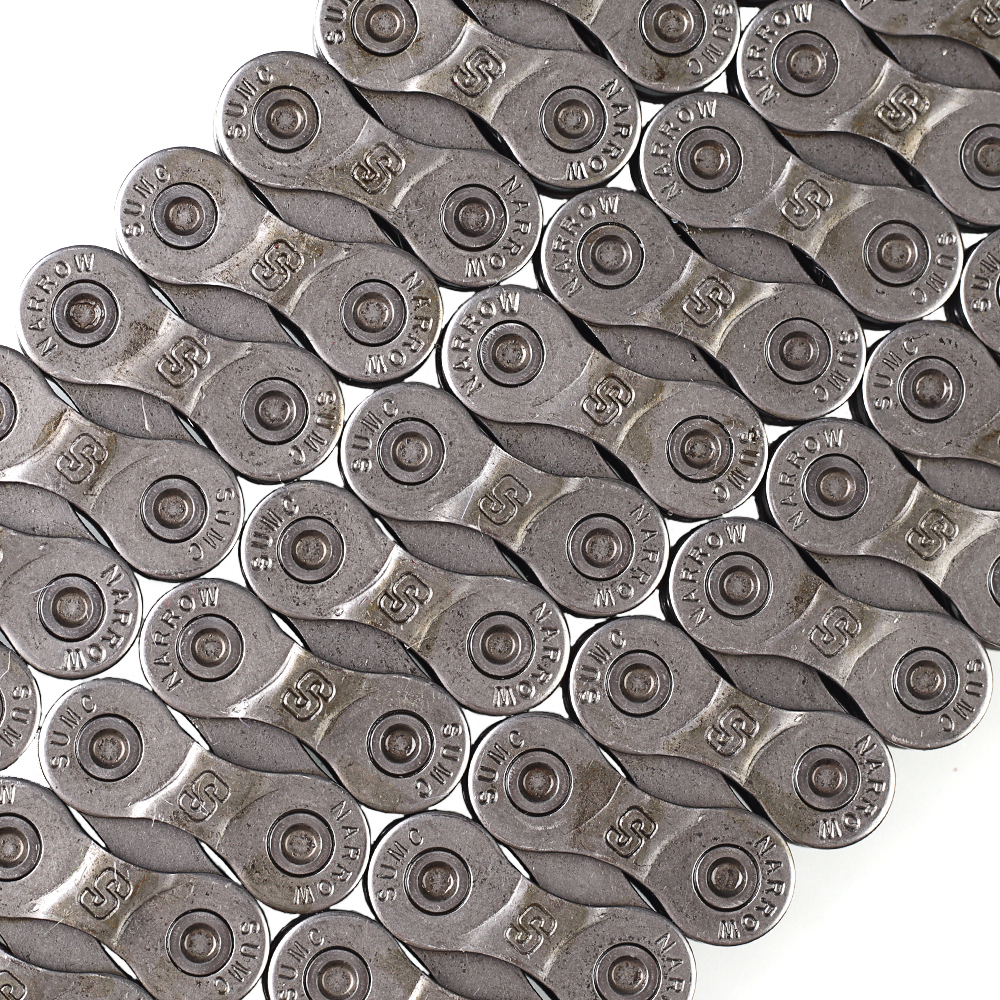 Велосипедная цепь SUMC 9 speed S9000GY 1/2"x11/128" ГОСТ 30442-97 ISO 9633/уп 50/