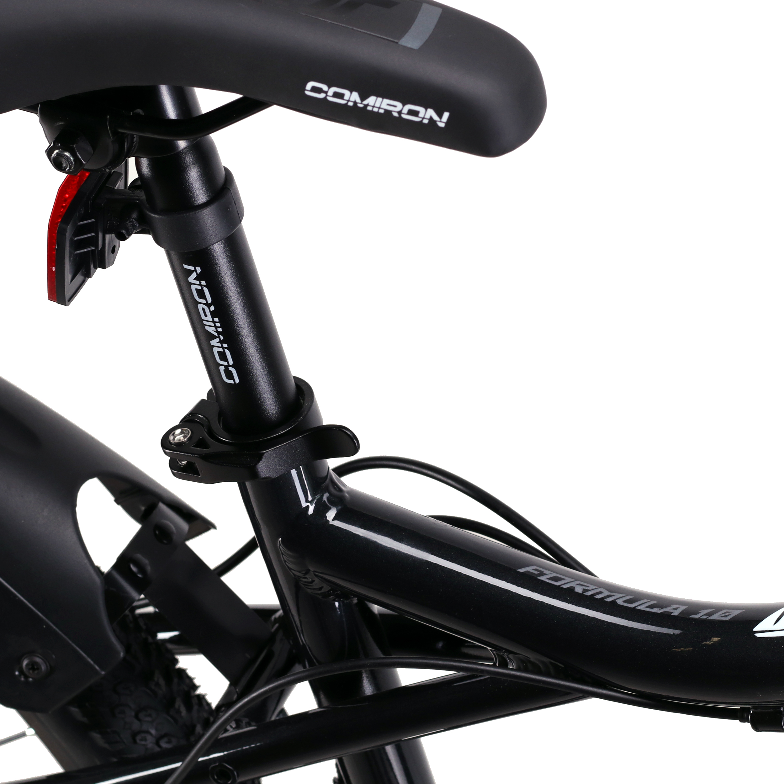 Велосипед 27,5" рама 17" 21sp CF750 CG COMIRON FORMULA угольный перламутровый серый стальной керамик
