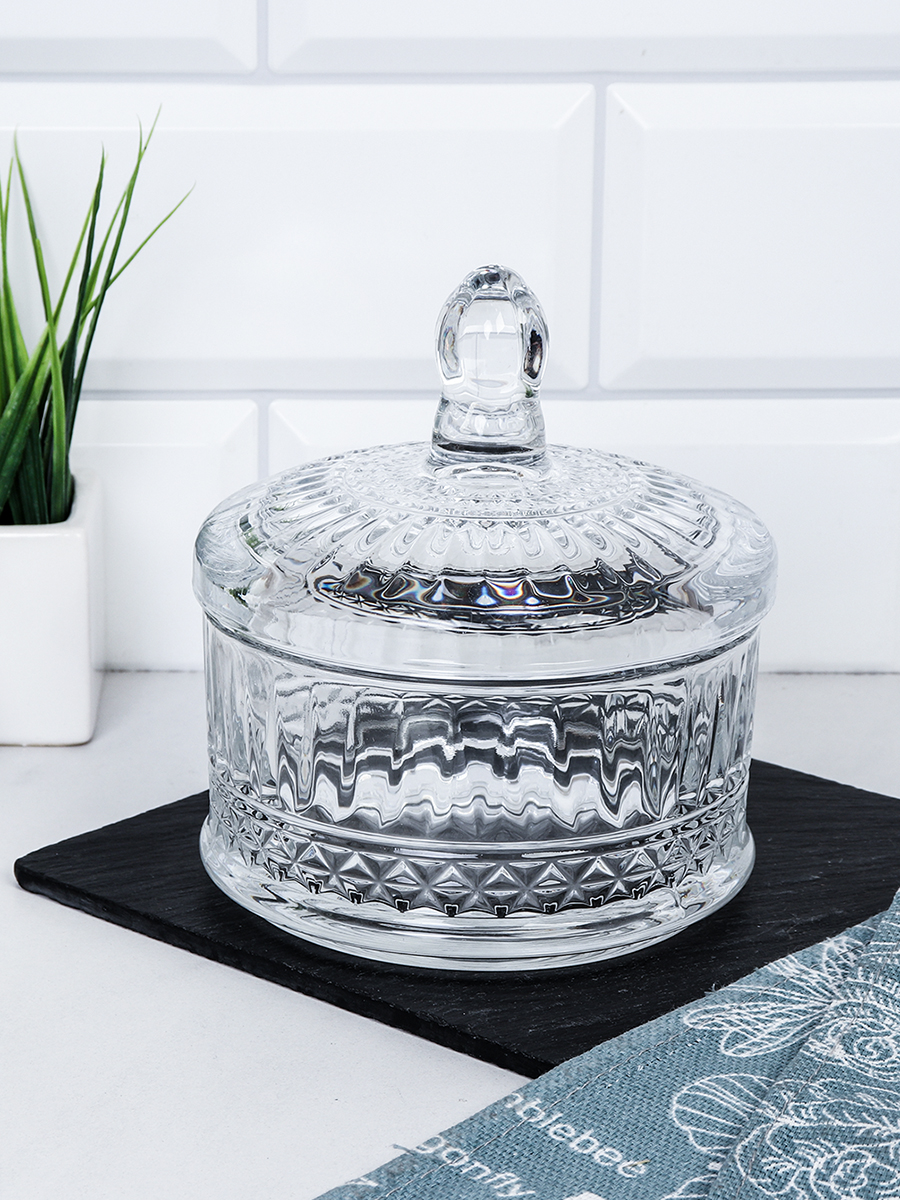 Сахарница 500 мл / JYTGZ-003/L1  /уп 24/