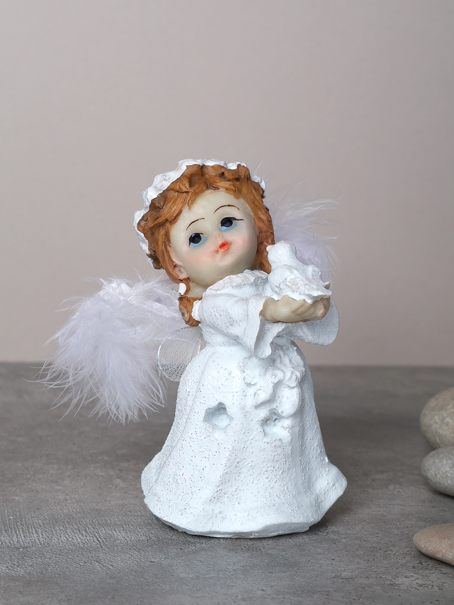 Фигурка Ангел 10 см / QТ34 /уп 4/144/крылья перо