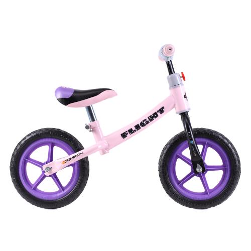 Беговел 12" COMIRON Flight / GH09 / уп 6 / Цвет: розовый-фиолетовый/ КРАТНО УПАКОВКЕ 6 ШТ.