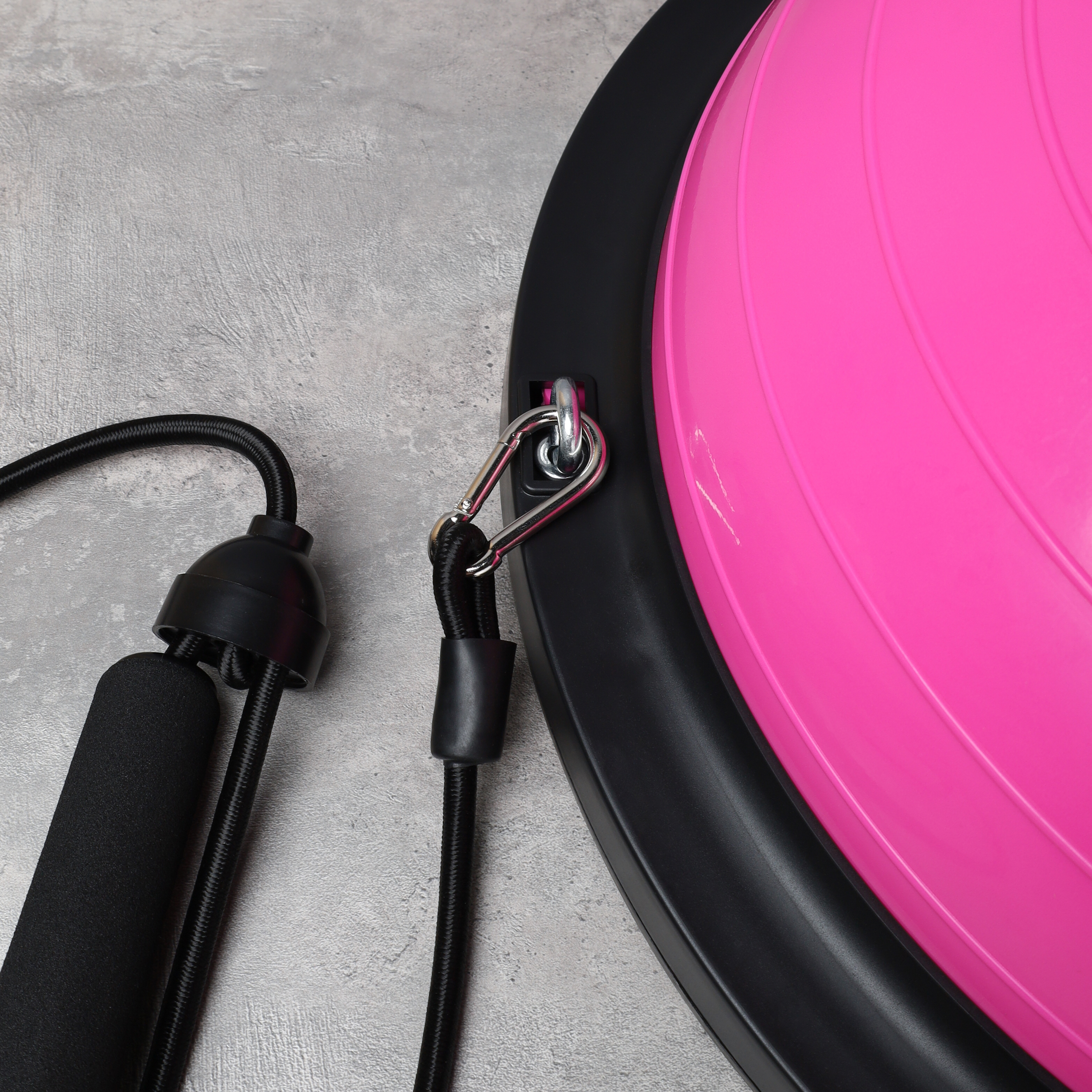 Полусфера балансировочная BOSU 46см Woohooo Drops эспандер, насос/ розовый/ B46Dr-P/ уп5