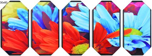 Постер в раме 30x60 Цветок / 2002B-012C /уп 5/