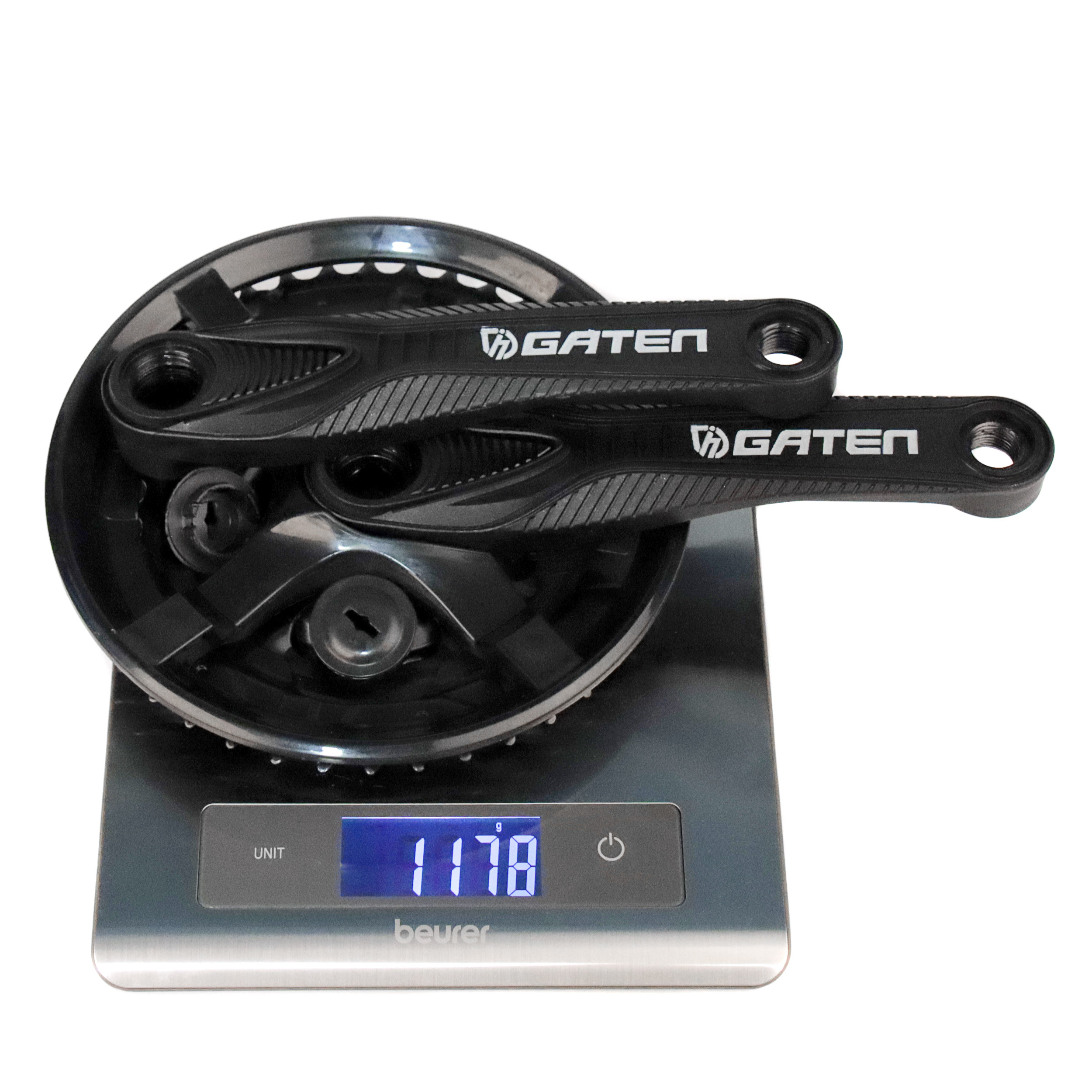 Система шатунов GTN23 24/34/42T шатуны стальные в пластиковом корпусе P017-170мм, стальные чёрные звезды PS3017P+10, вес 1155 г /уп 14/