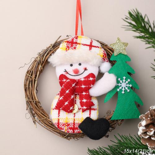 Елочное украшение Снеговик 15 см / Е145 /уп 150/