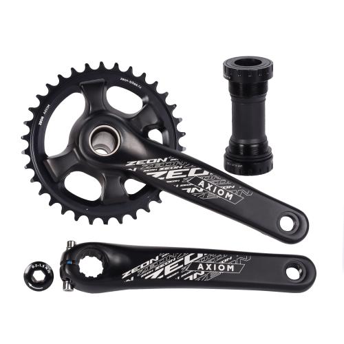 Система ZEON AXIOM, 170mm, 34T, AL+AL.7075, ось, черный /A27Z-AS9000/уп10